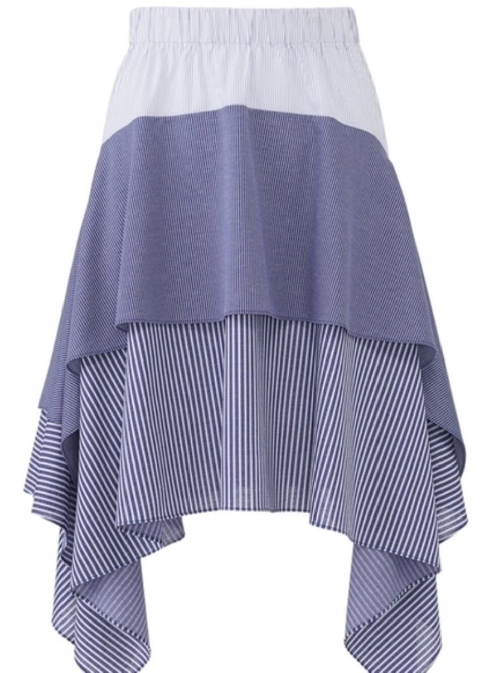 Opening Ceremony Blue Tiered Skirt Designer Medium